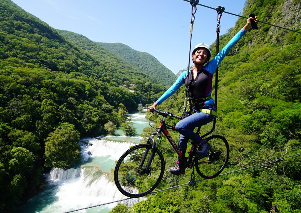 Bicicleta voladora San Luis Potosí Mariel de Viaje